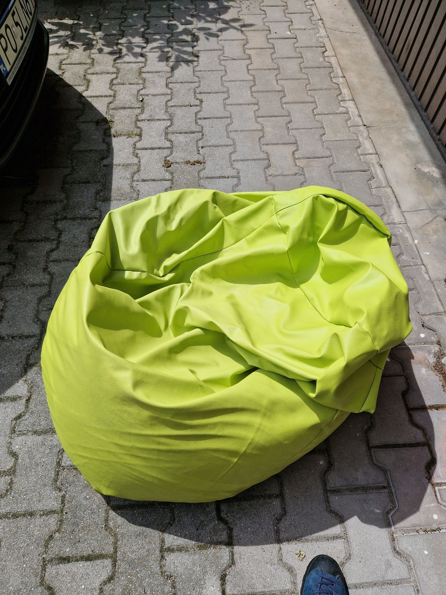 Ekopufa zielona w bardzo dobrym stanie