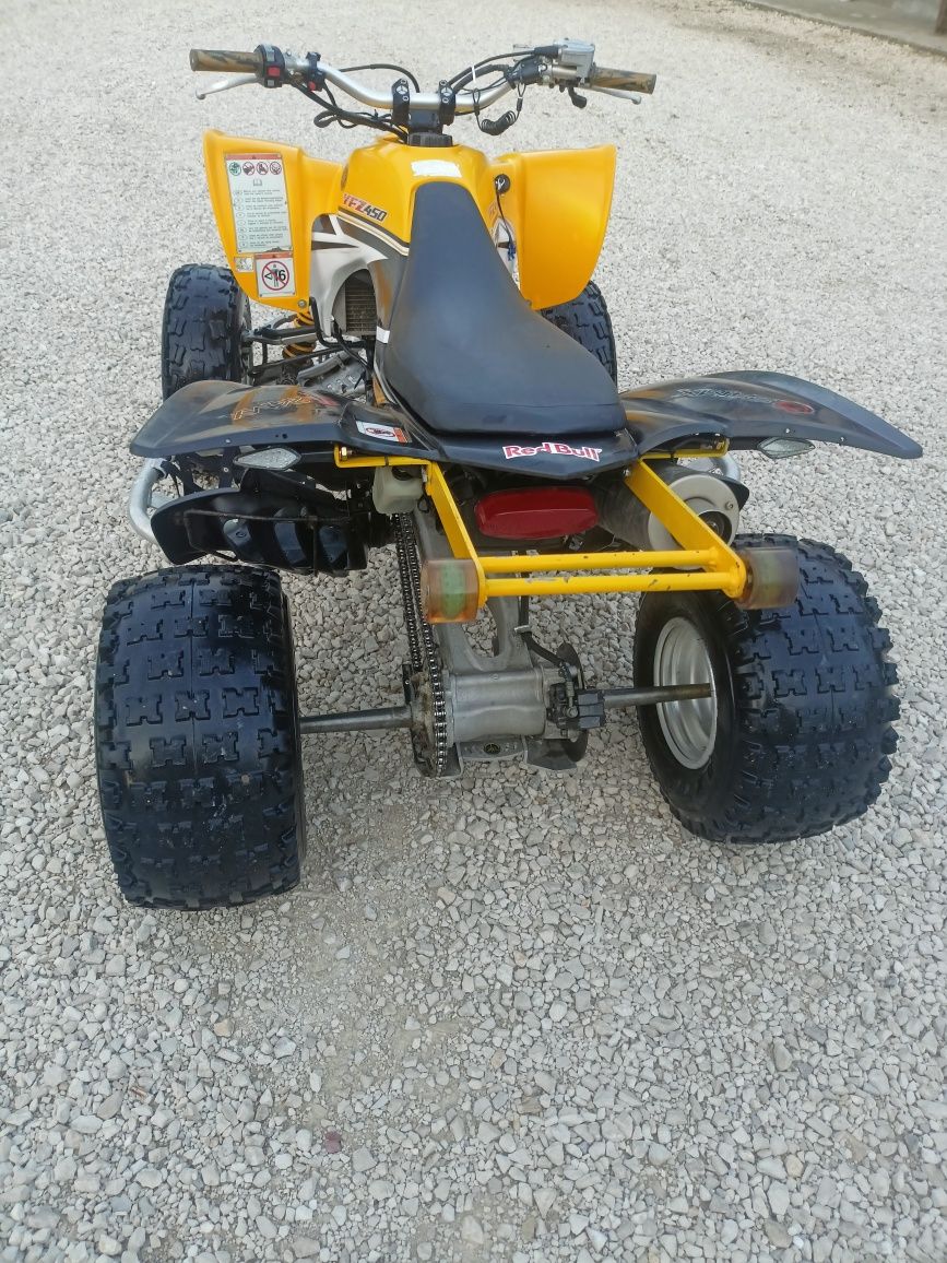 Quad Yamaha yfz 450, Raptor
