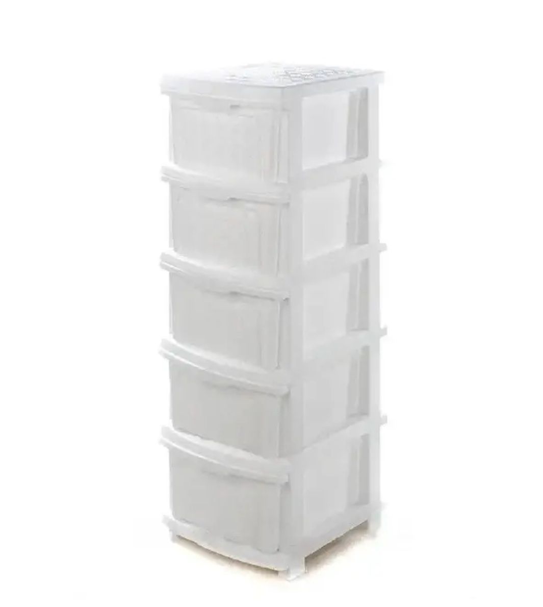 Белый качественный комод, шкафчик, тумбочка на 5 ящиков для школы