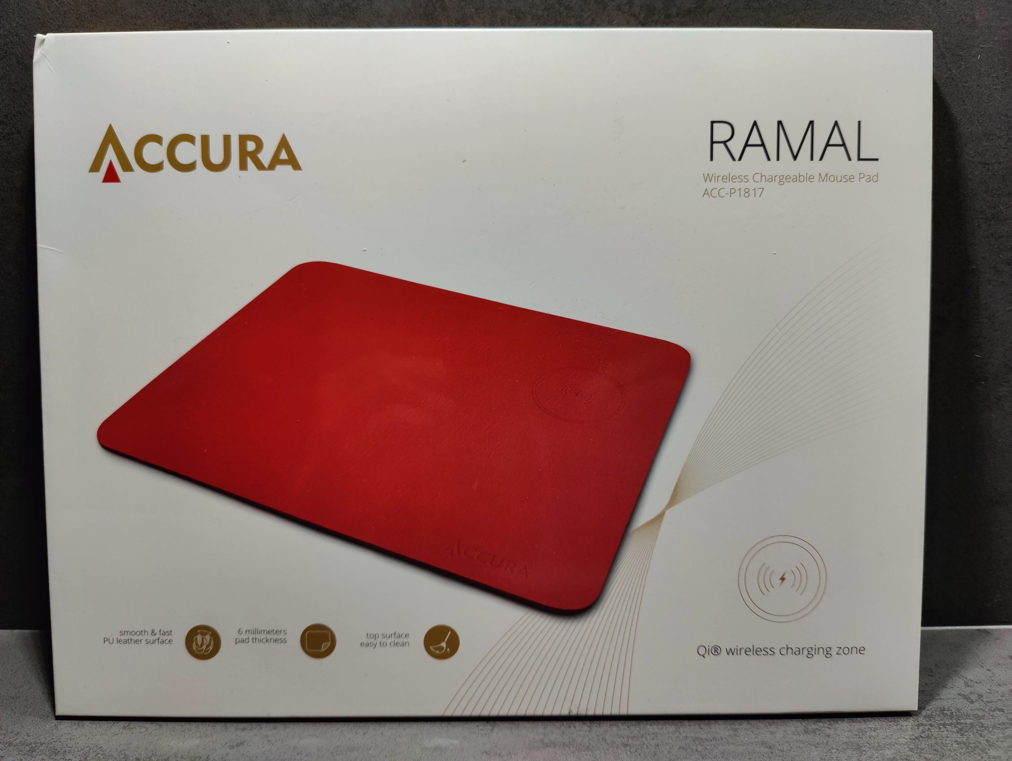Podkładka pod myszkę Accura RAMAL ACC-P1817 USB ładowanie indukcyjne