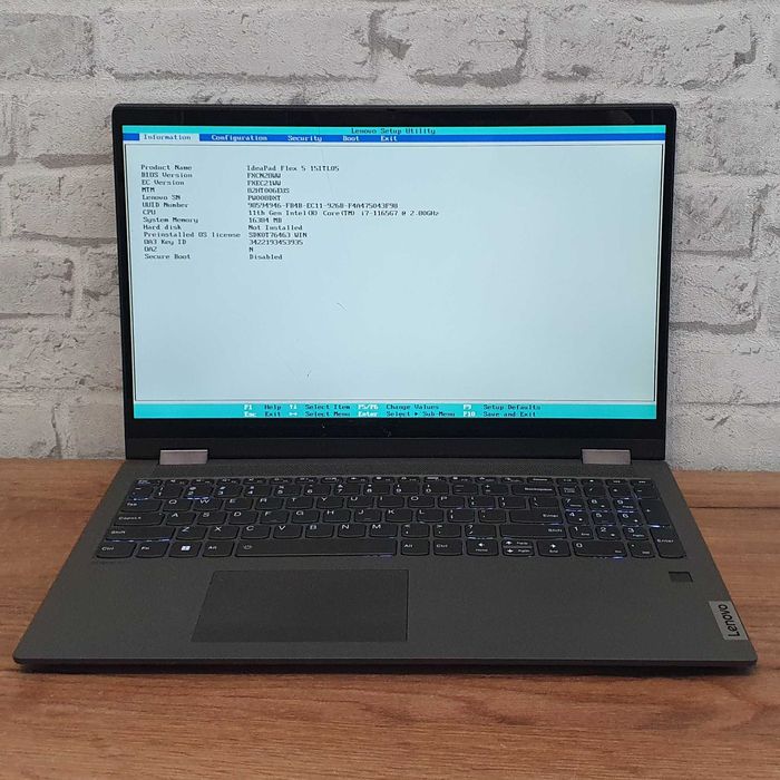 Ноутбук трансформер Lenovo Flex 5-15ITL05 15.6" i7-1165G7\16gbDDR4