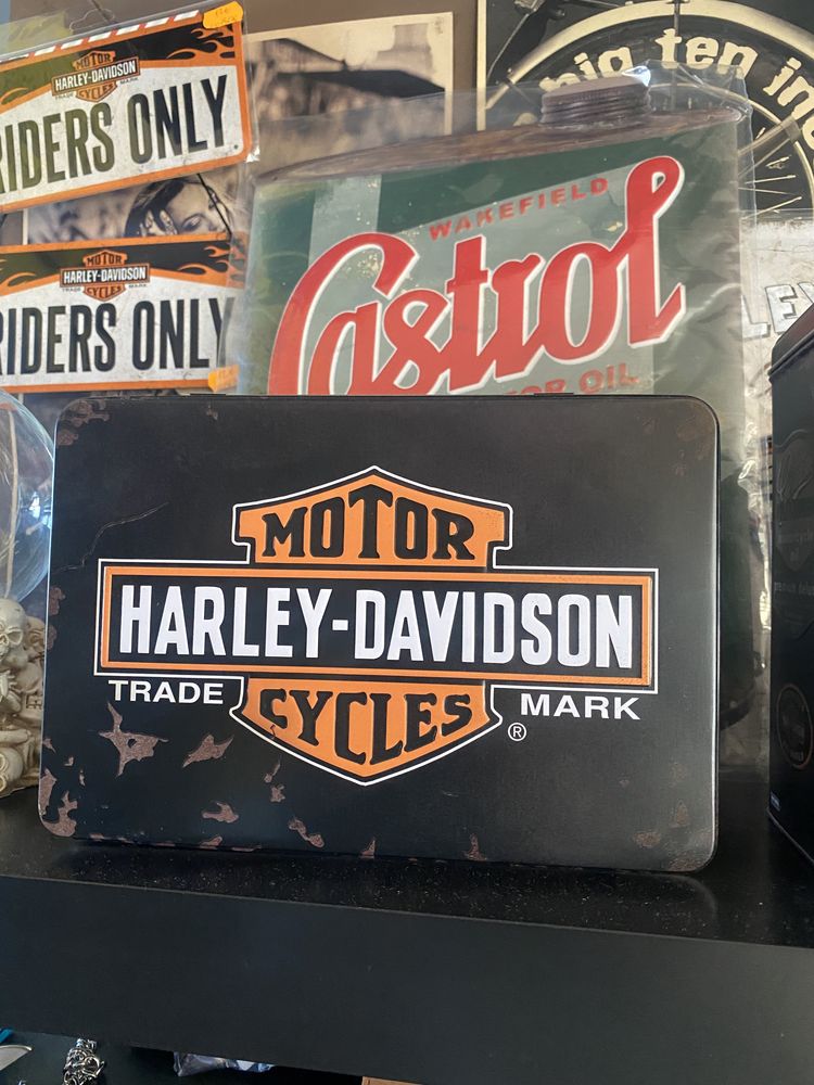 Caixas de metal ORIGINAIS da harley davidson