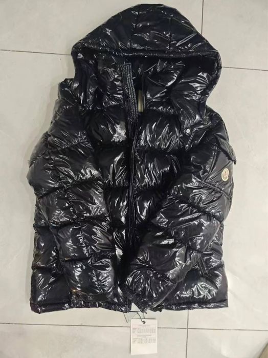 Куртка Moncler унісекс | Пуховик Монклер | Чоловічий Жіночий Чорний