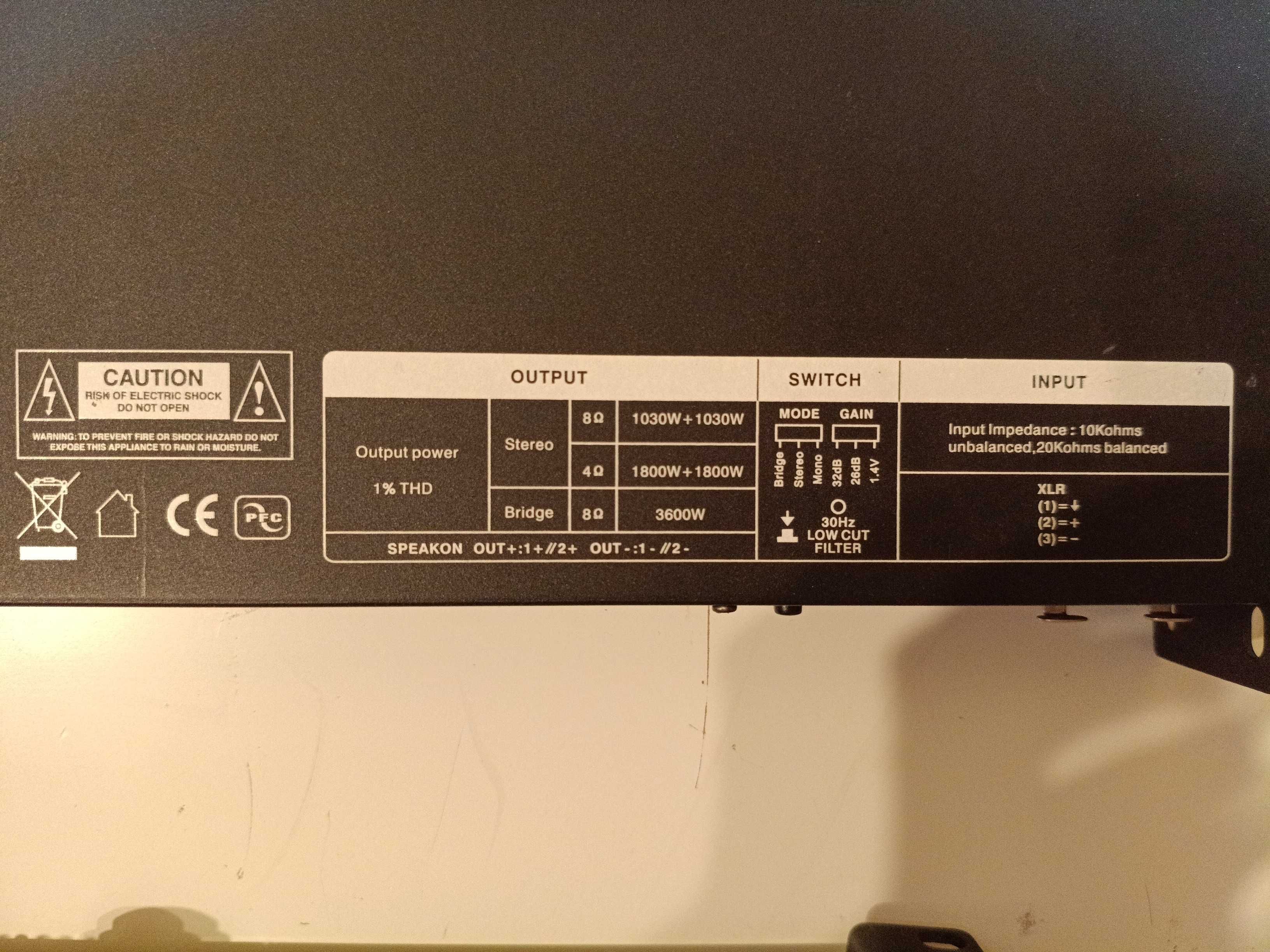 Wzmacniacze Klasy D firmy PL-AUDIO 1800W i 1100W - Synq 3k6 - Synq 2k2