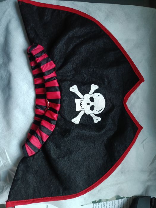 Kapelusz czapka pirata, kostium Halloween, karnawał