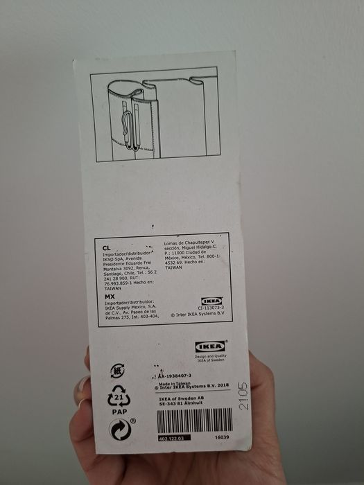 Ganchos IKEA para cortinados