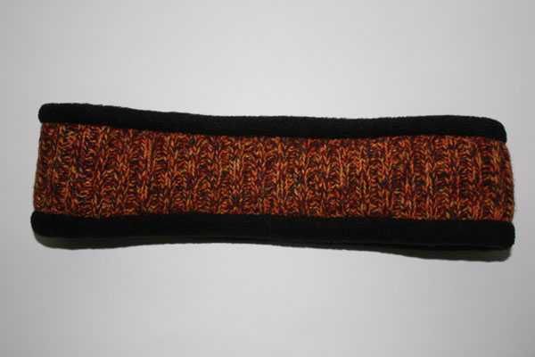 Повязка на голову шерстяная на флисе