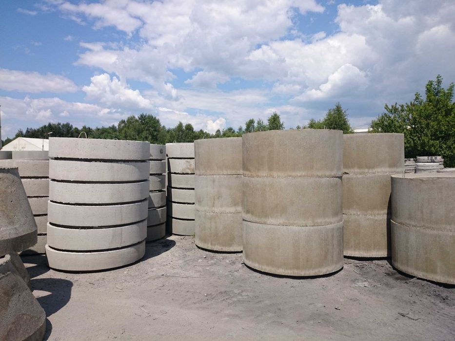 Kręgi betonowe fi 80, krąg, studnia, zbiornik na deszczówkę, pokrywy