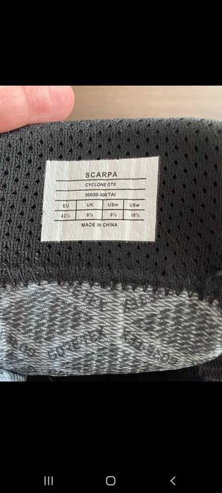 Чоловіче взуття, Scarpa  Cyclone GTX , 30030-200 TAI, розмір 42,5