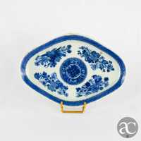 Covilhete Porcelana da China Azul e Branco Período Jiaqing 1796 a 1820
