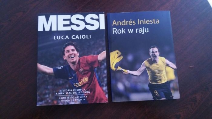 "Messi" - " Andres Iniesta" za 2 szt.