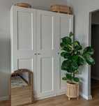 Szafa IKEA PAX 150x60x236 cm GRIMO biały [stan bardzo dobry]