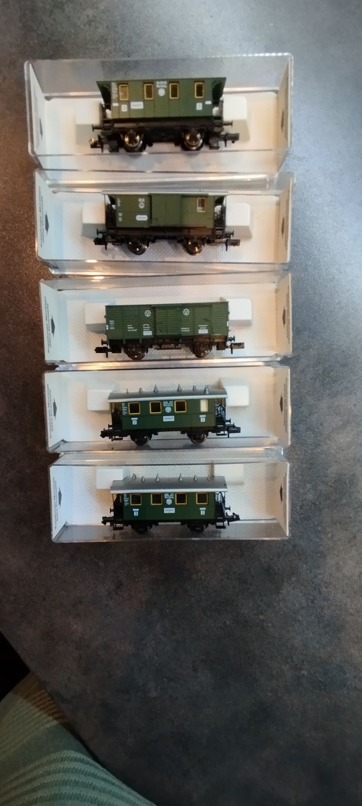 Fleischmann 1:160 N Zestaw wagonów kolejowych 5 szt.