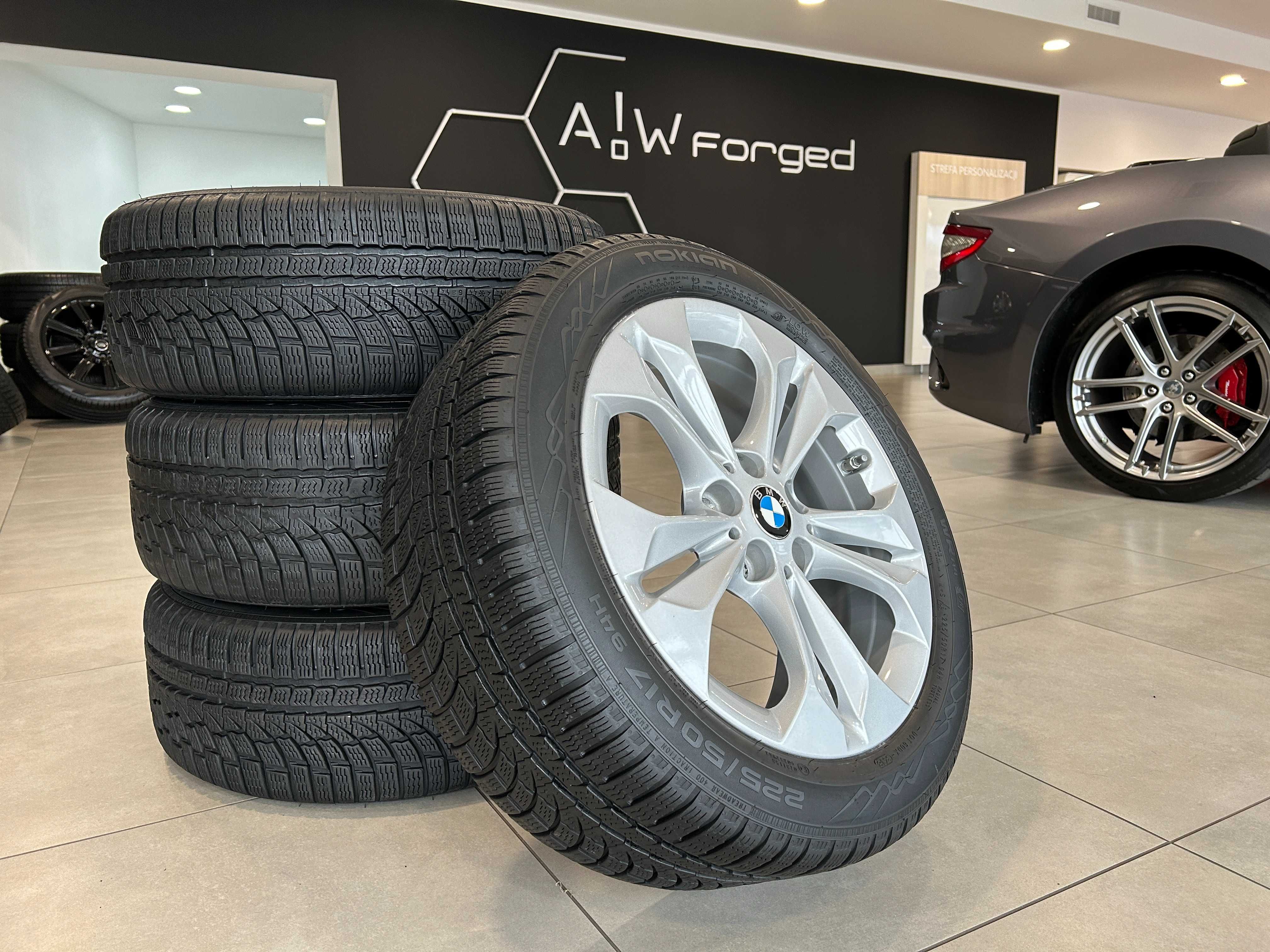 całe koła OEM Felgi 17" BMW X2 F39 X1 F48 225/50r17 Nokian ZIMA