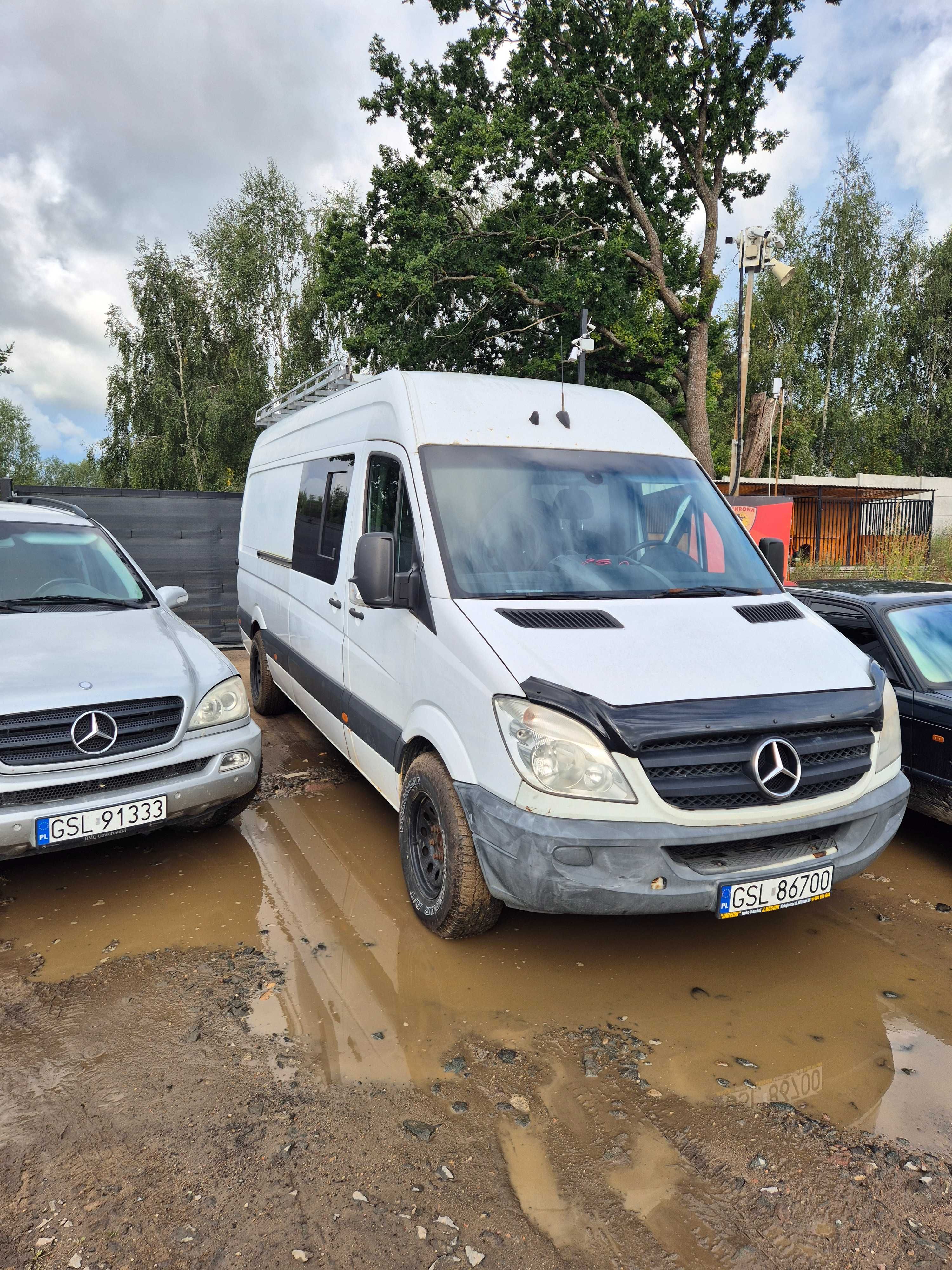 Mercedes sprinter 2010 rok projekt camper do dokonczenia 3.2 swap