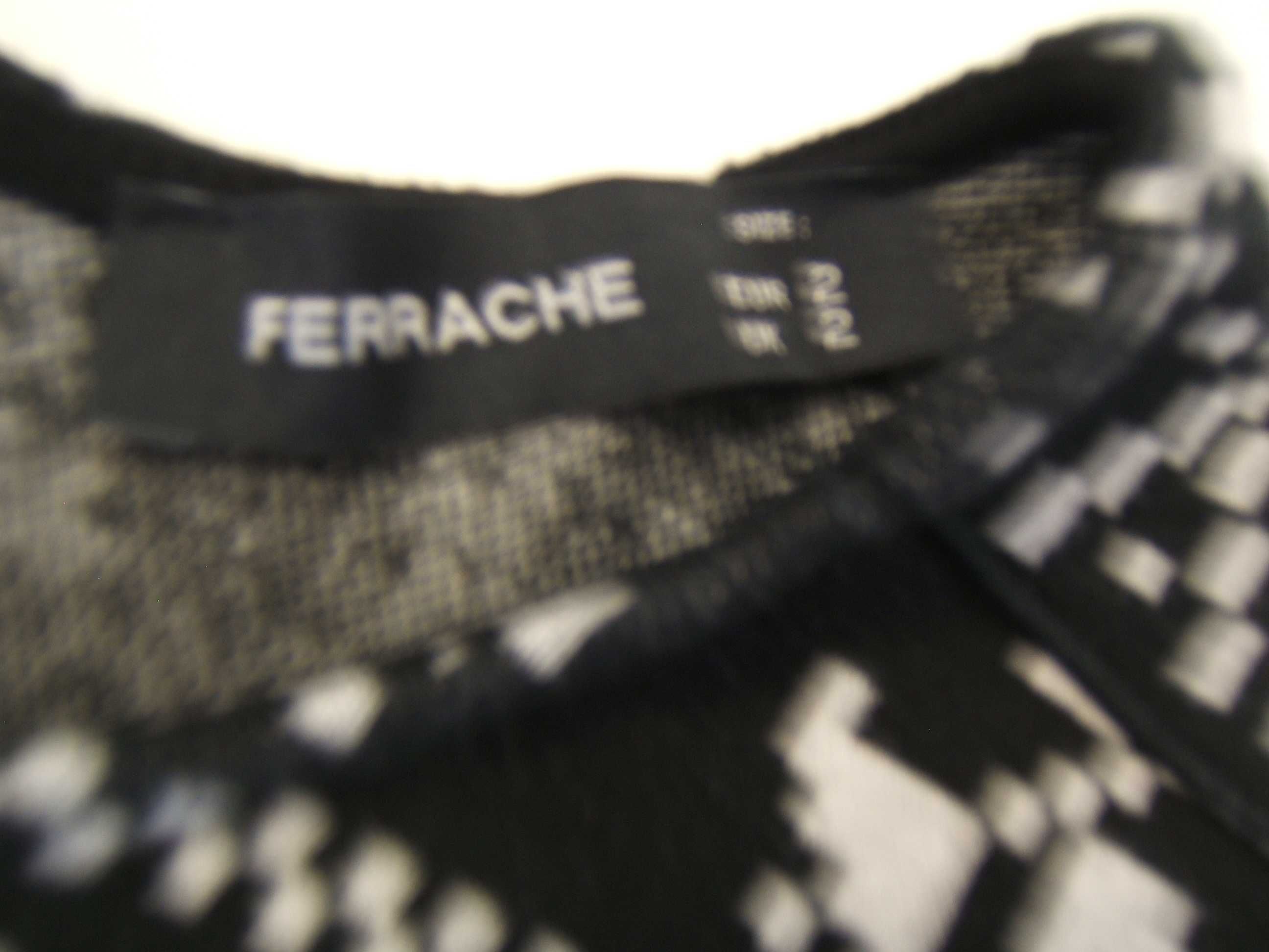 Vestido Ferrache (preto-branco)