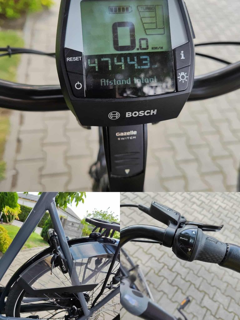 Rower elektryczny Gazelle Grenoble C8 Bosch stan idealny parka