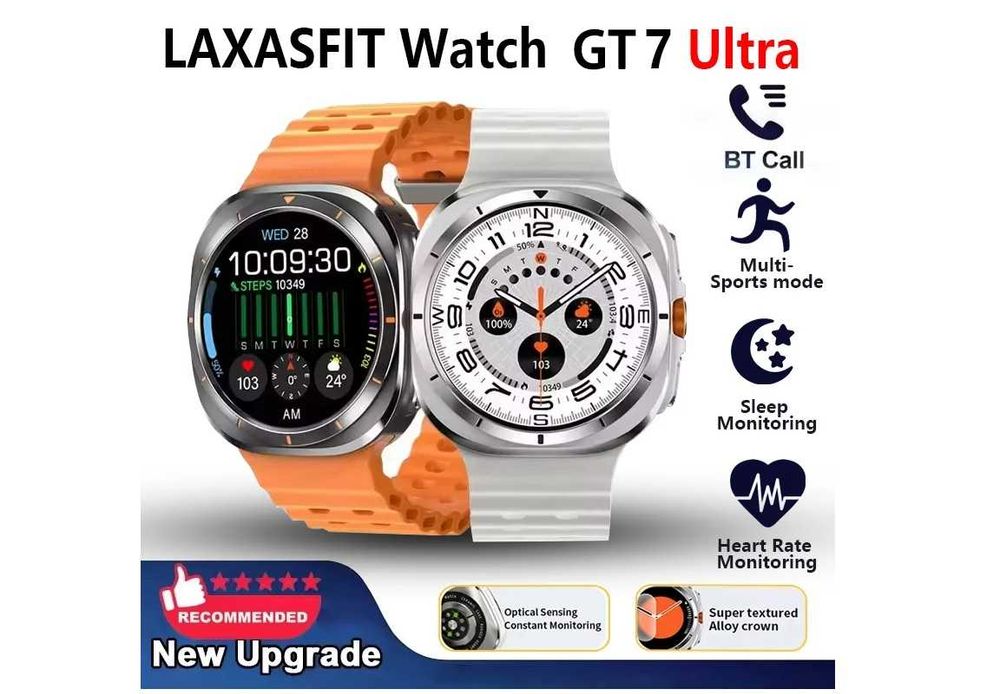 Smart Watch GT7 Ultra/zegarek sportowy LAXASFIT /nowy