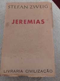 Livro antigo Jeremias de 1942 ,da livraria civilização ,autor Stefan..