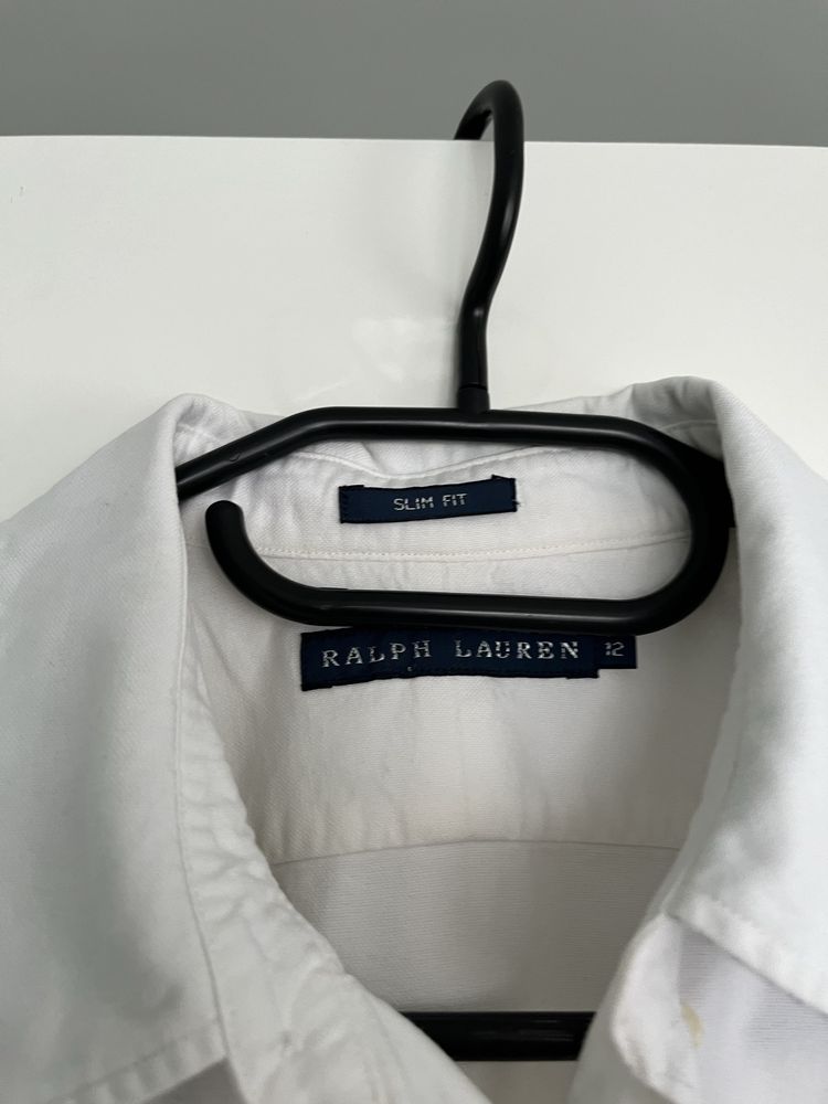 Biała koszula polo ralph lauren