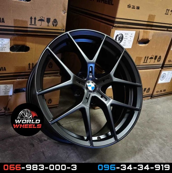 Диски R19 5x120 BMW F30 F32 F10 F11 F01 F06 F25 E46 E90 E92 554 стиль