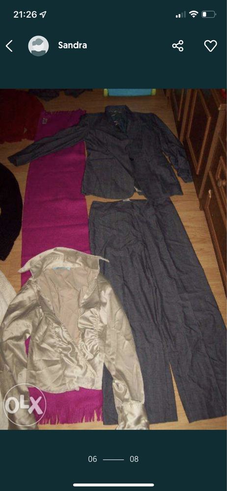 Giga zestaw paka odzieży damskiej zimowej + buty REEBOK roz. 39