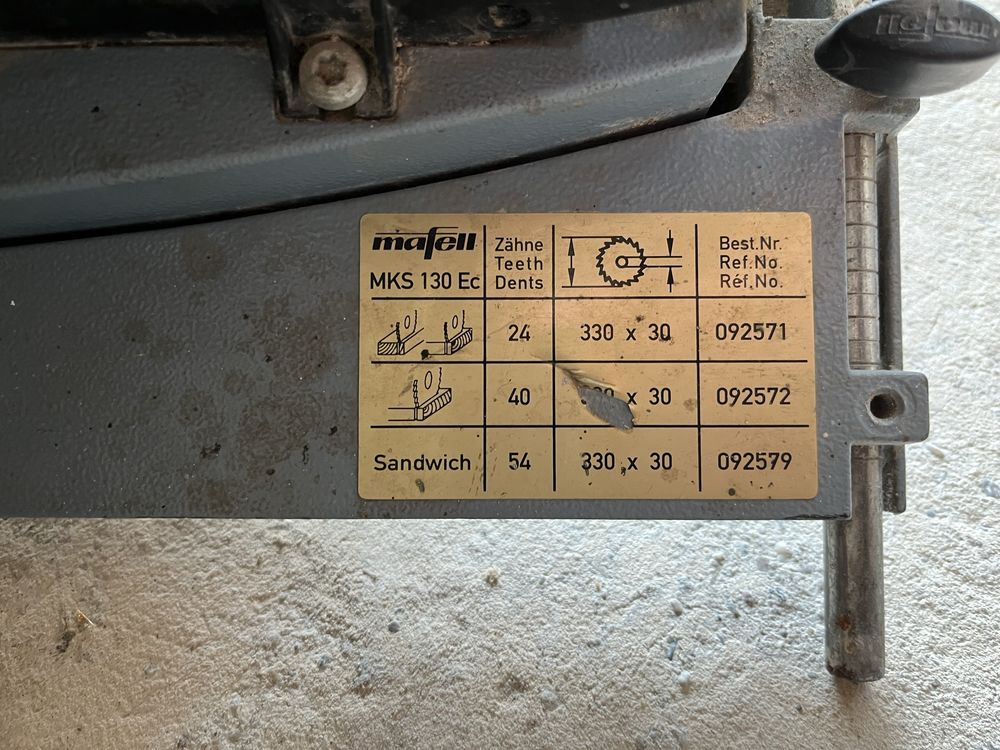 Pilarka tarczowa MAFELL MKS 130 EC