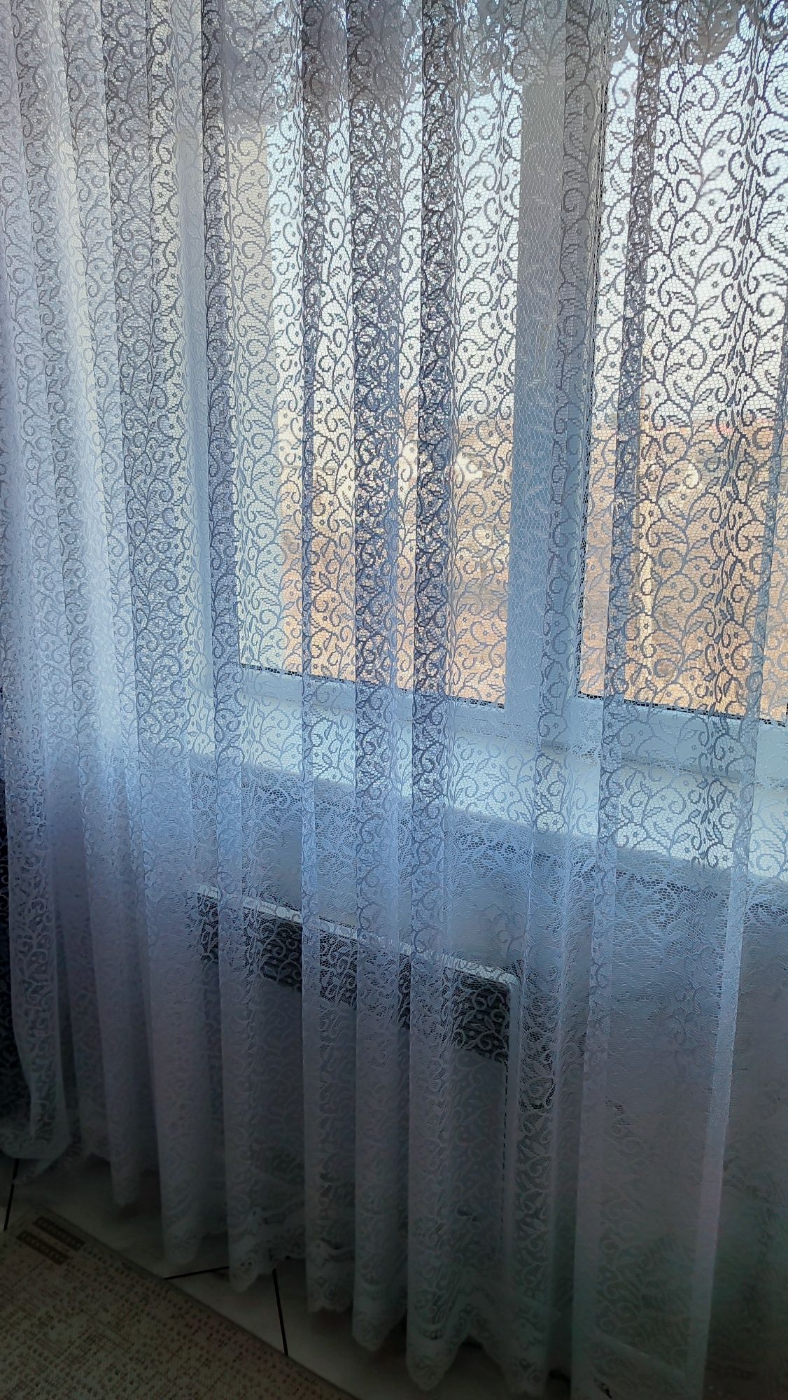 Ніжна жаккардова тюль