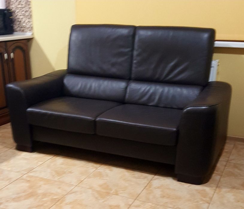 Шкіряний диван м'який диван
