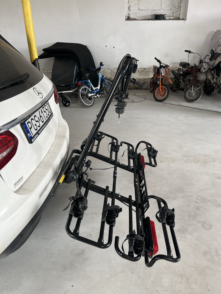 Bagaznik rowerowy na hak na 4 rowery MFT 80kg uchylny Thule