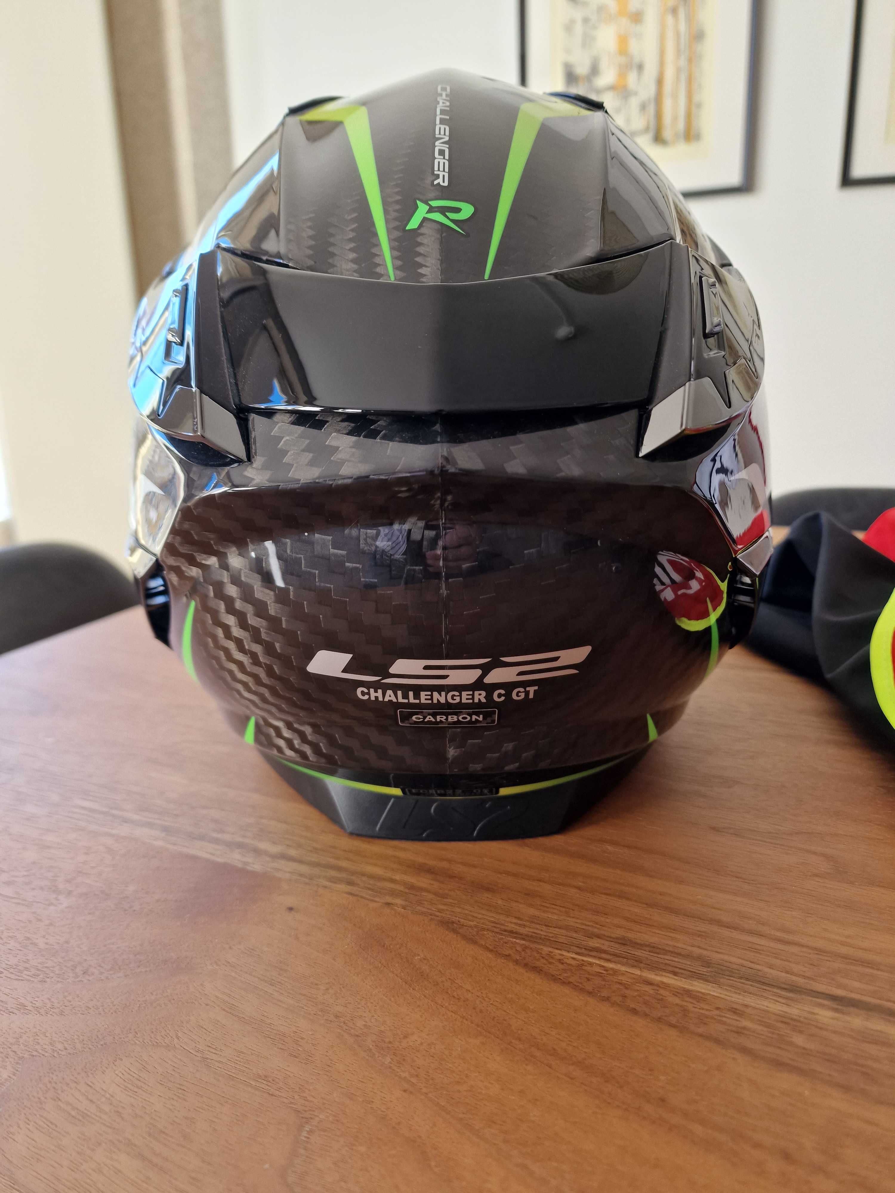 Capacete LS2 challenger carbon