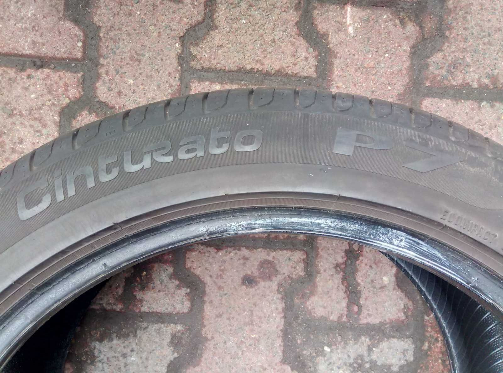 Używane opony letnie 235/45R18 Pirelli komplet