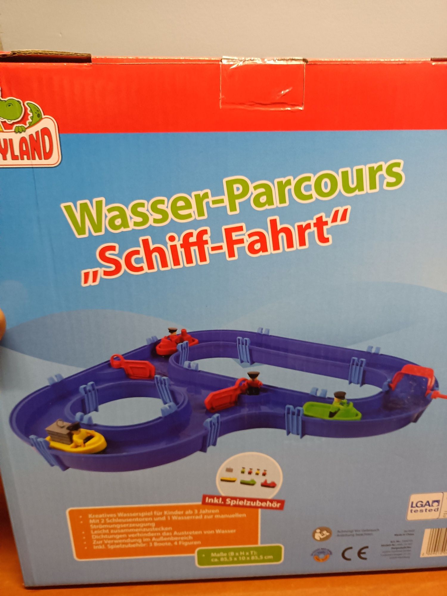 Zabawka gra wodna statki tor wodny playland