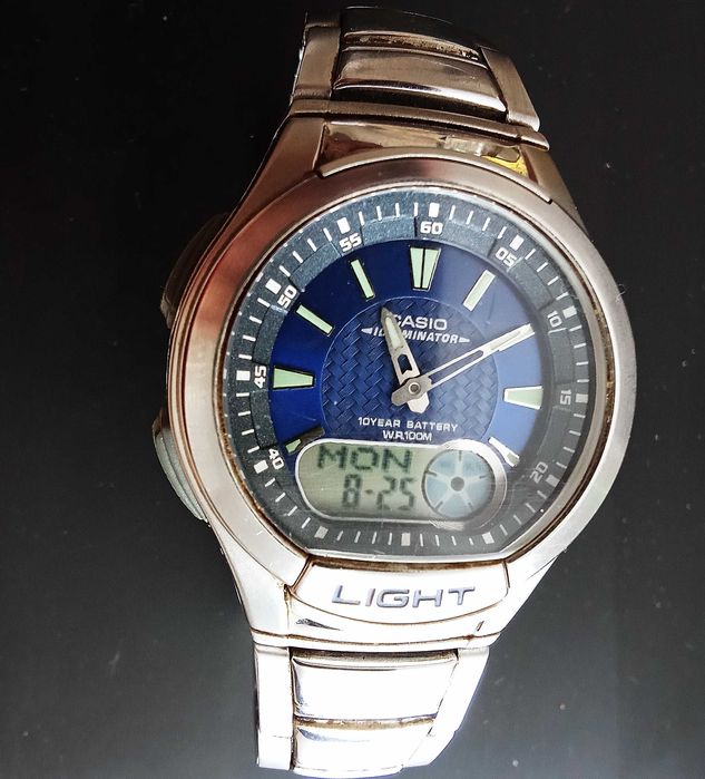 Casio   iluminator    Solar .Alarm .Super Lekki .