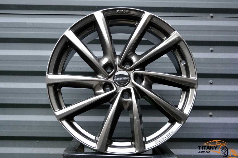 Borbet V R18 5x112 7j et43 Mercedes AUdi Skoda VW Seat титани Борбет