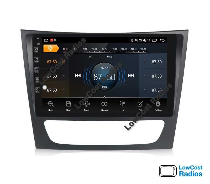 Auto Rádio GPS Mercedes Benz 9'' Classe E W209 W219 W211 - ANDROID 14