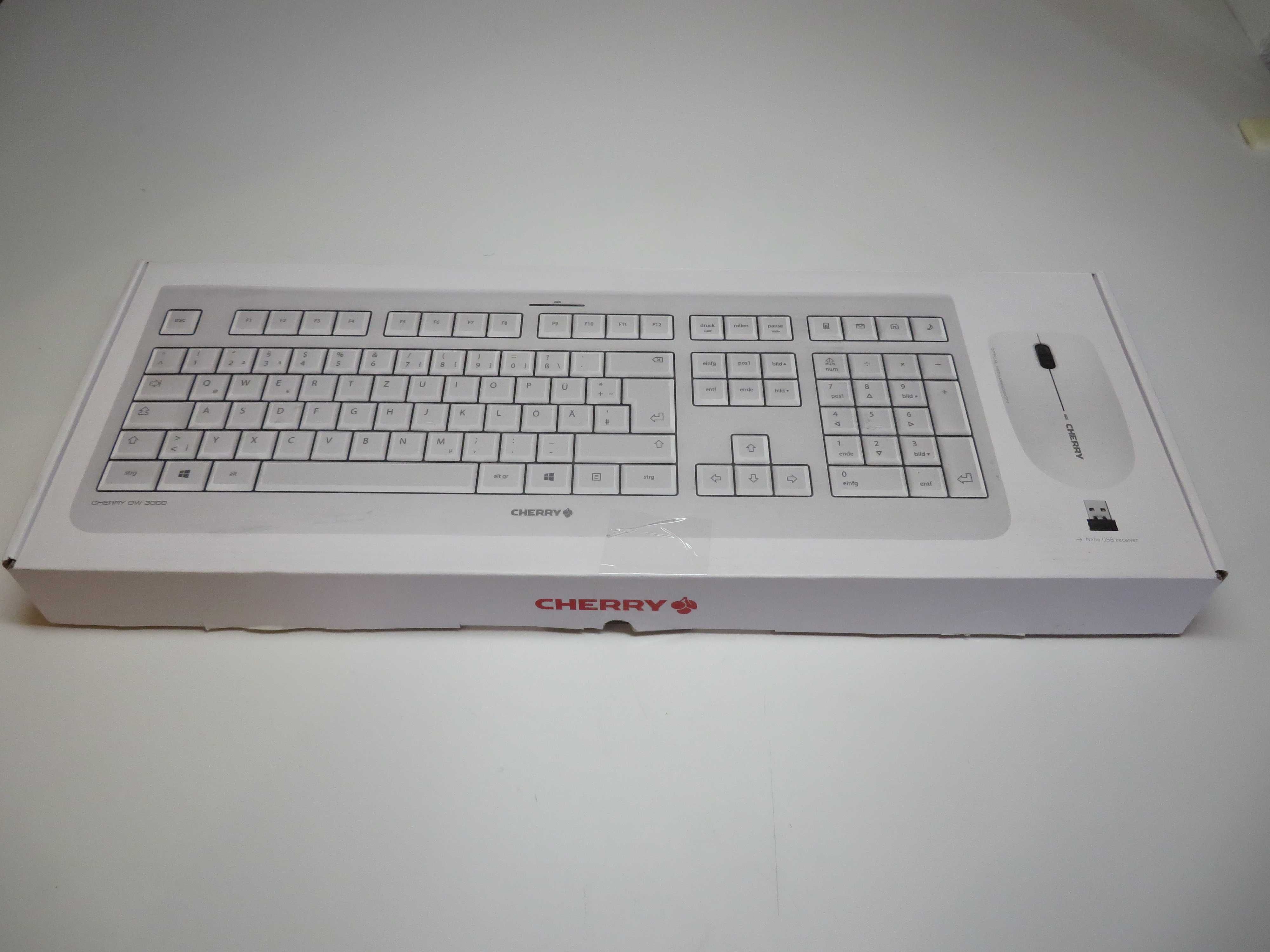 Zestaw Klawiatura i Mysz bezprzewodowa CHERRY DW 3000 QWERTZ