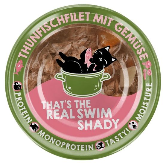 Karma dla kota bez cukru - Lucky Lou Tuńczyk i warzywa w bulionie 70g