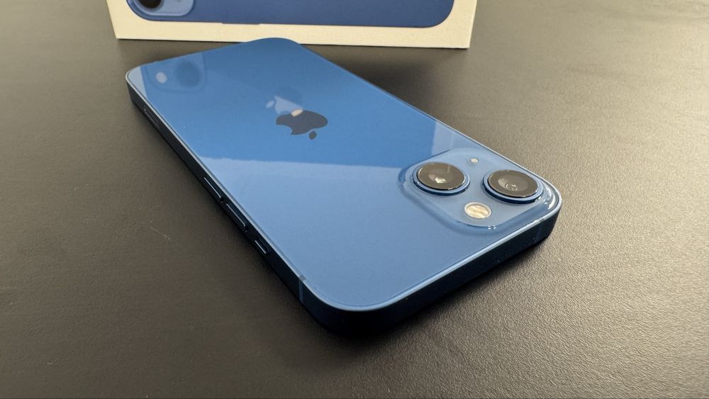 iPhone 13 niebieski bateria 100% 128 gb