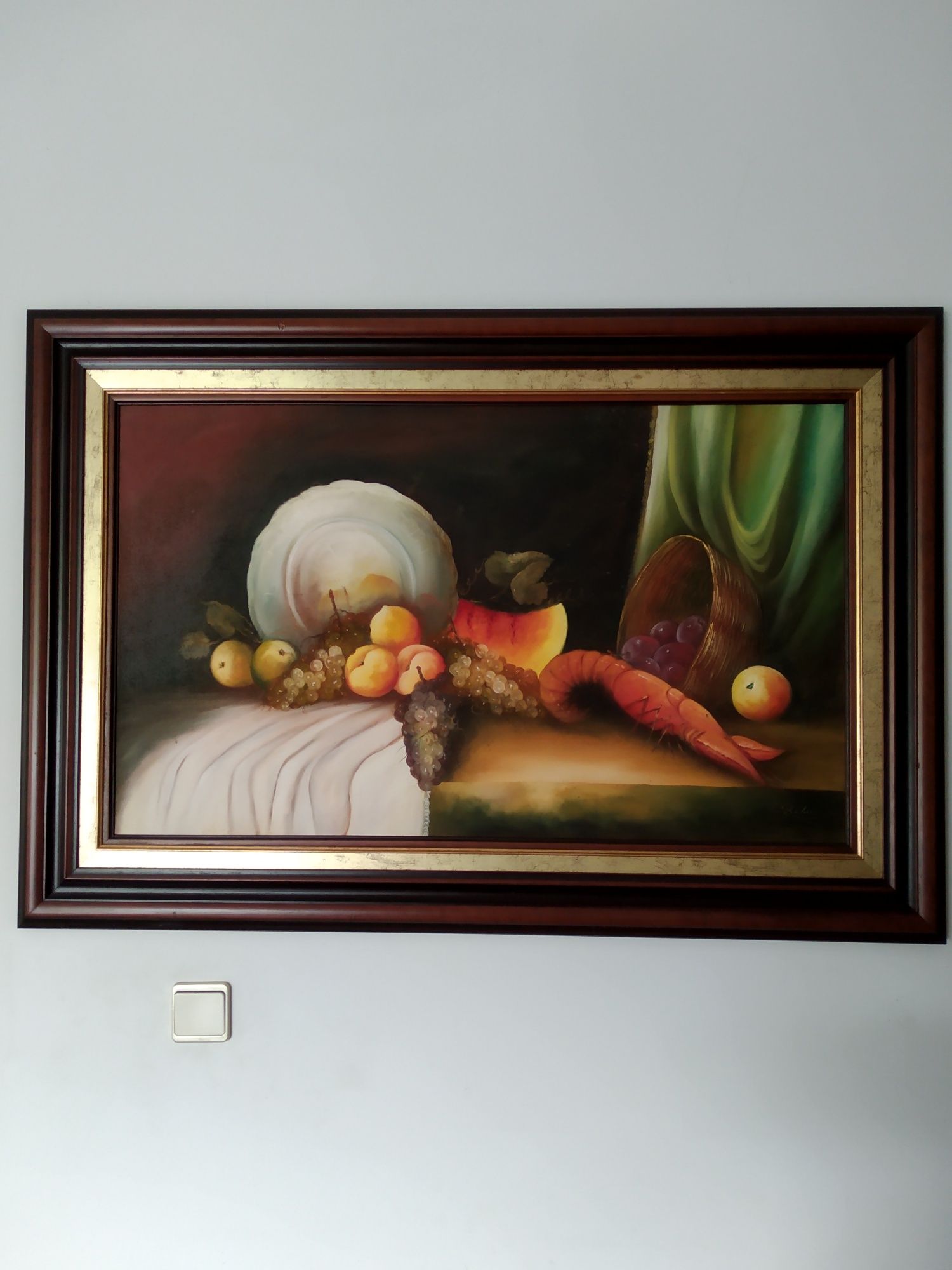 Quadro em madeira com uma linda tela