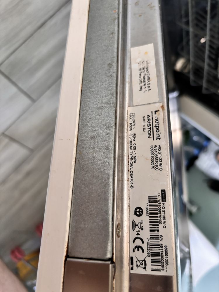 Zmywarka do zabudowy hotpoint ariston 60cm