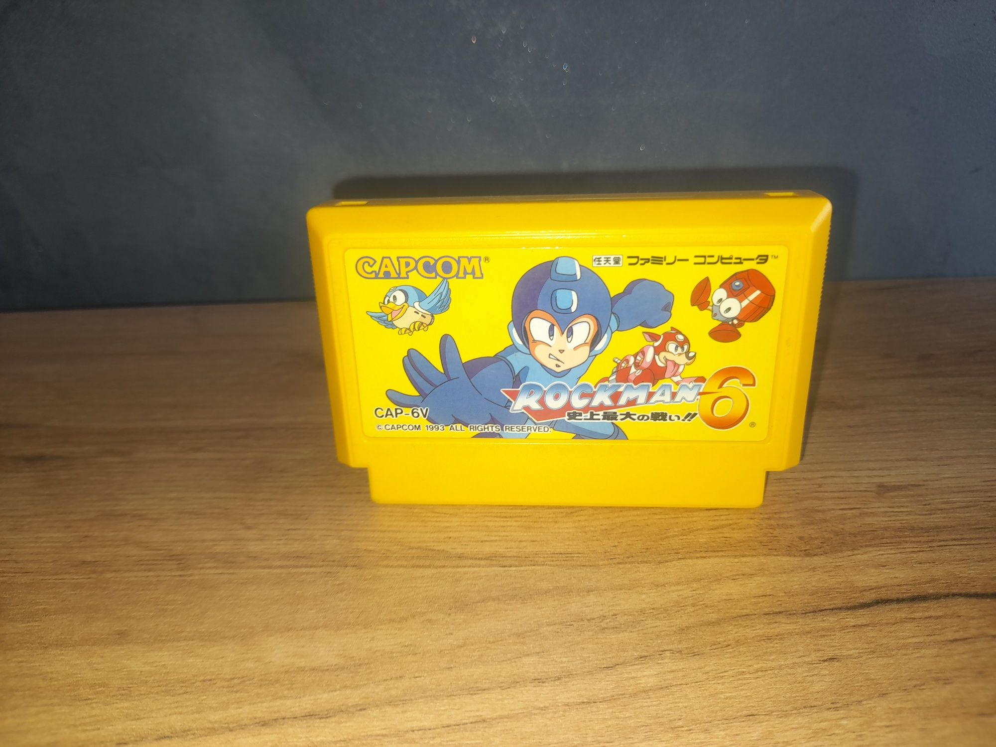 Rockman ( megaman ) 1 2 3 4 5 6 capcom zestaw nintendo famicom ntsc j