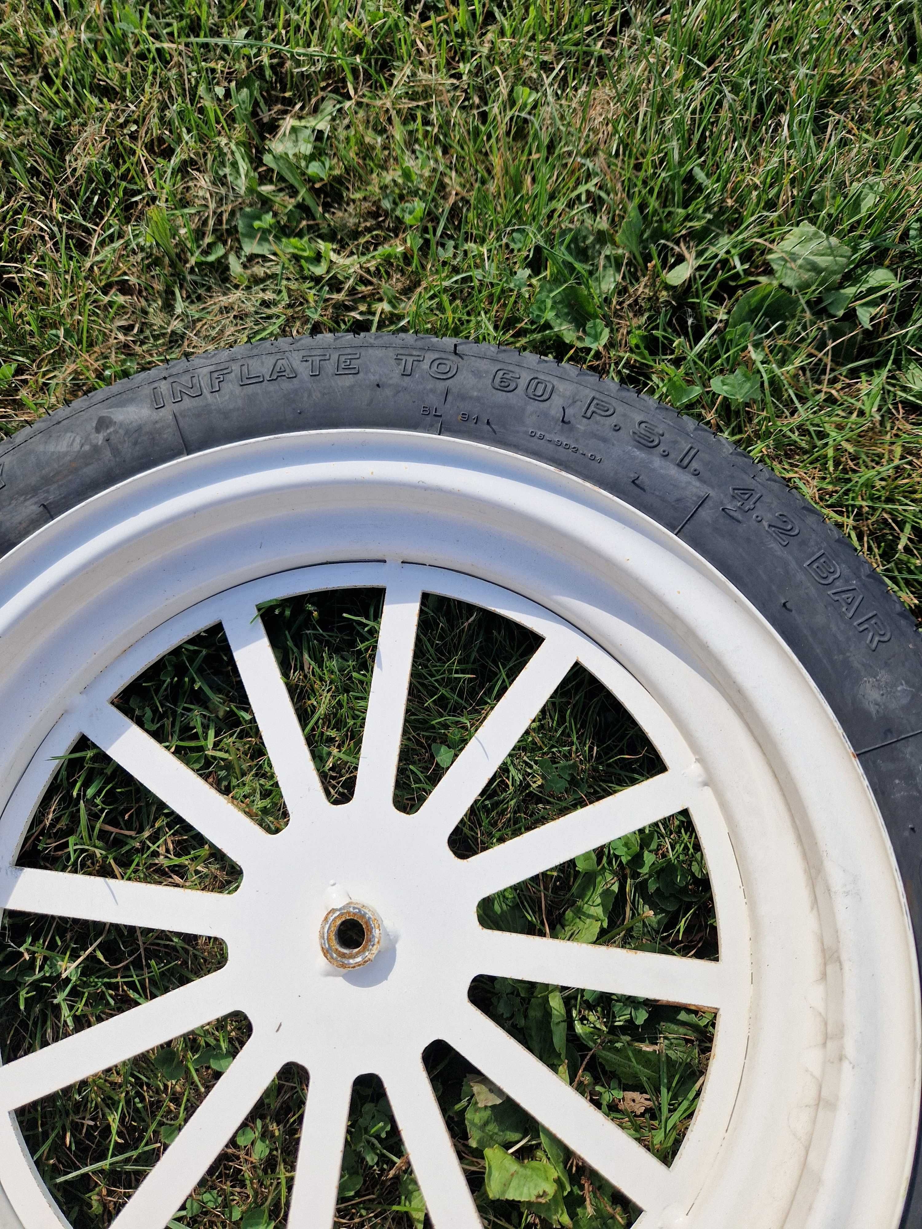 Koło do taczki wózka ozdobne Michelin tex 105/70 r 14 84m