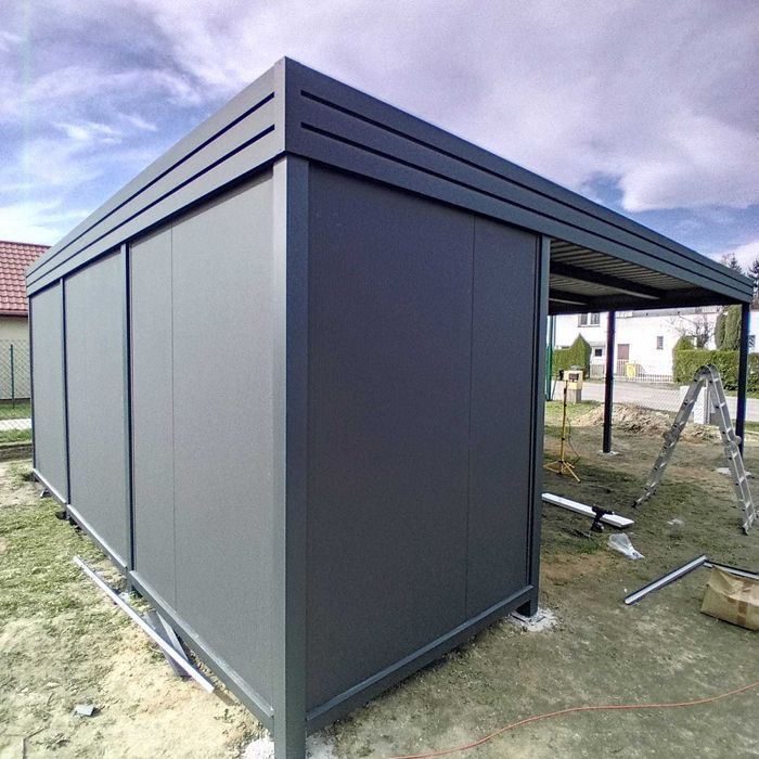 Wiata samochodowa dwustanowiskowa 6x6m, garażowa, carport na wymiar!