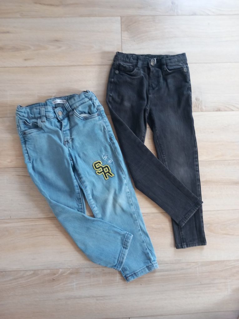 Jeansy chłopięce reserved i jeansy slim