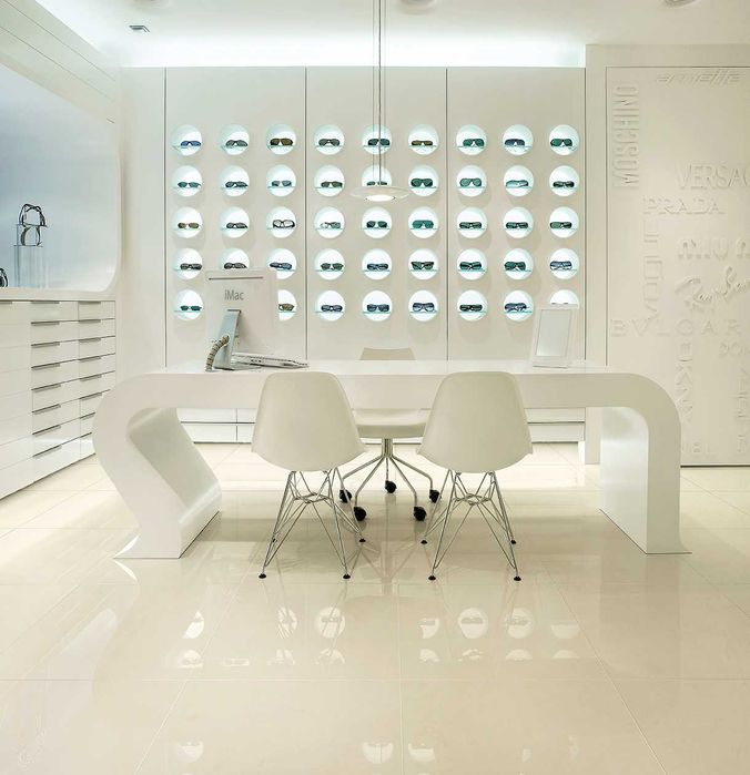 Revestimento grés-porcelânico Margrés Time2 Snow 90x90 polido