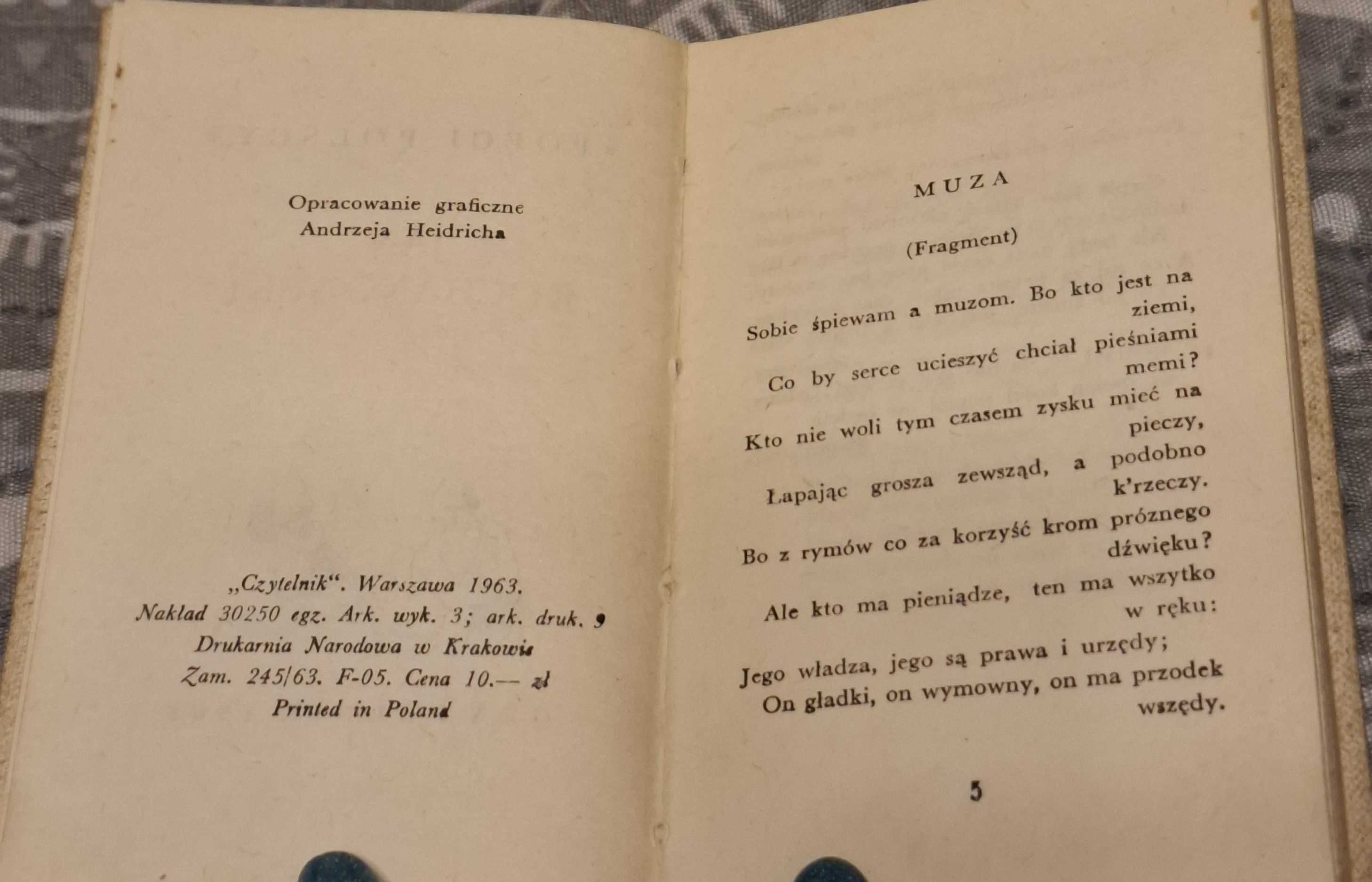 Jan Kochanowski Miniatura Polscy Poeci