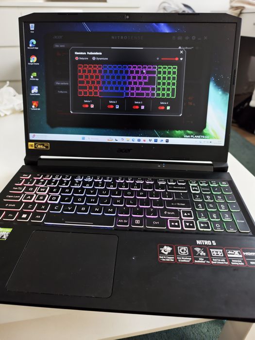 Laptop gamingowy Acer RTX 3070