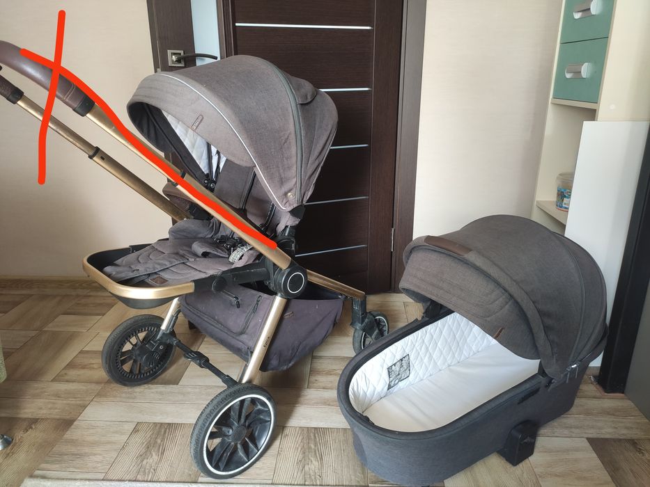 Коляска Carrello Epika на запчастини, люлька,колеса,текстиль