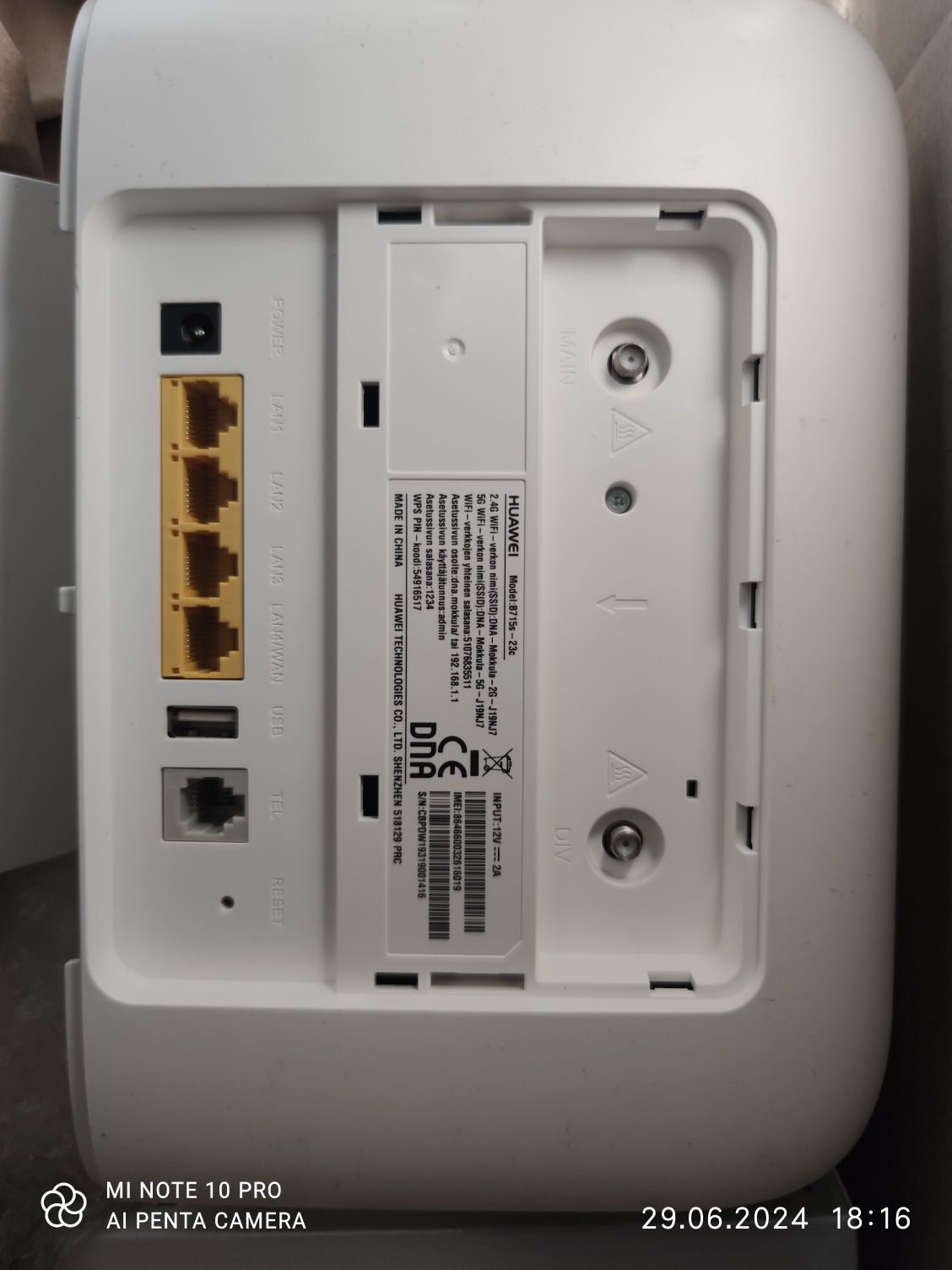 4GWI FI роутер Huawei B715s-23a cat 9LTE надшвидкісний подарунок лайф